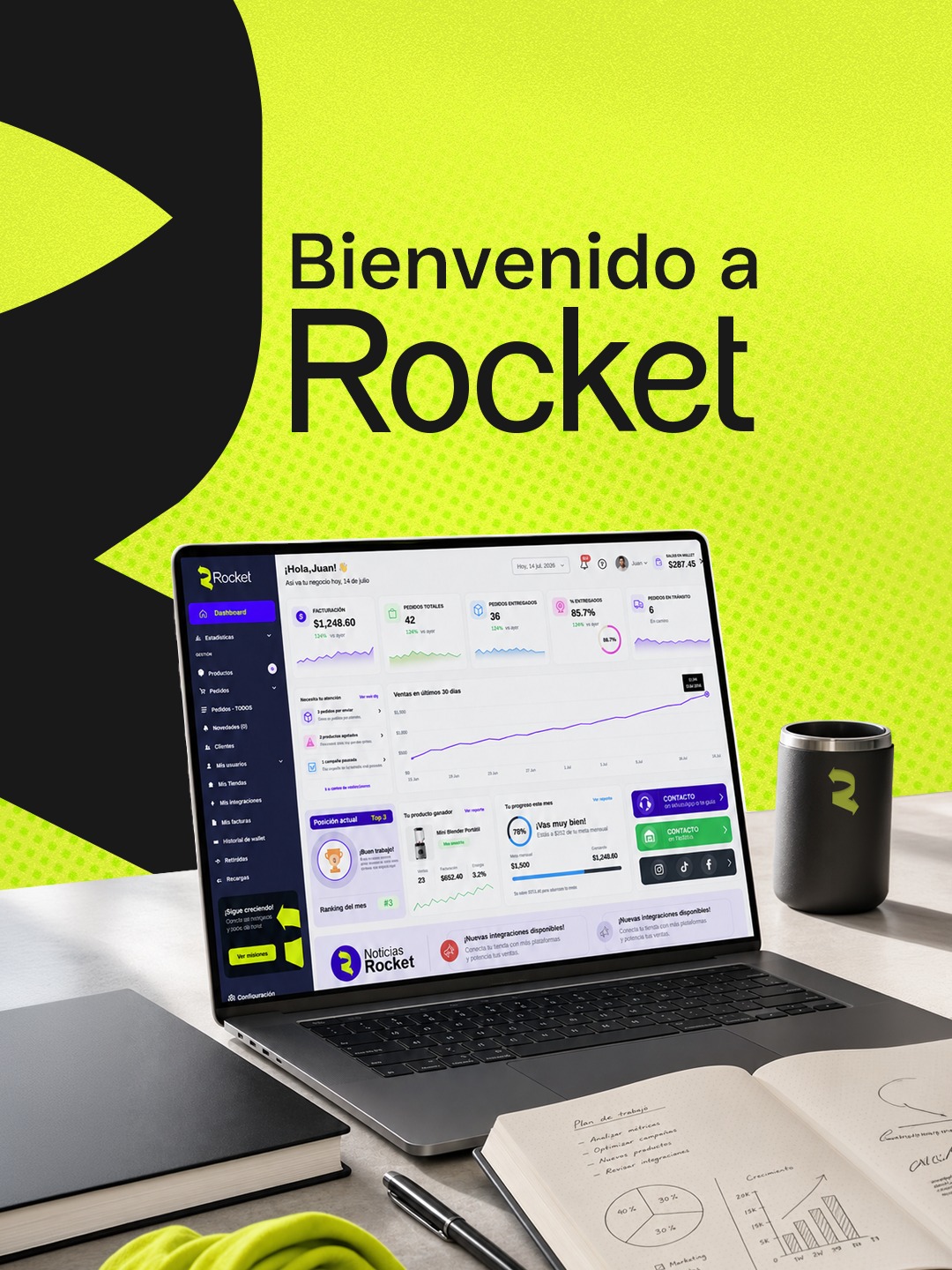 Plataforma Rocket para la gestión de e-commerce